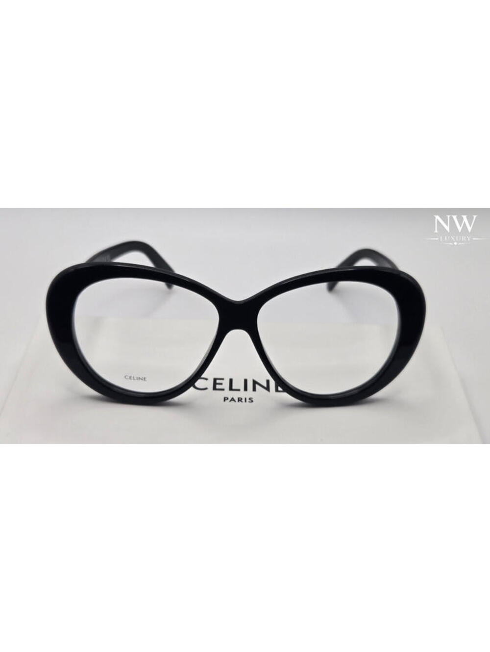 Authentic CELINE Paris CL50150I 3 Dots Eyeglasses, Black 57-13-140 Eyewear Italy